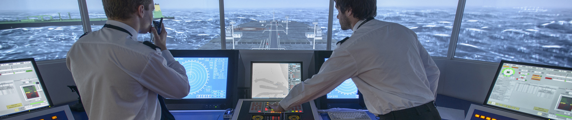 Workers in a control room